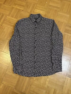 Marc Anthony Luxury Slim Fit Button Up Shirt Men’s Size Medium Colorful • $14.99