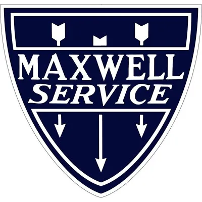 Maxwell Automobile Service DIECUT NEW Sign 18  Tall USA STEEL • $84.88