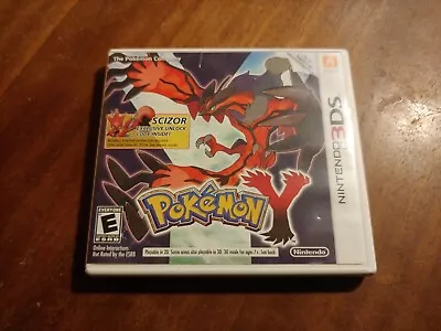 Pokemon Y - Scizor Variant Case No Inserts - NO GAME - Authentic • $39.99