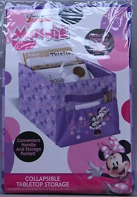 Disney Minnie Mouse Best Friends Forever Folding Collapsible Tabletop Storage • $34.99