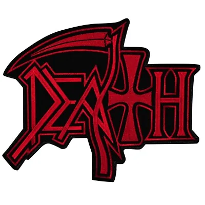 Death Embroidered Back Patch | American Technical Melodic Death Metal Band Logo • $17.99