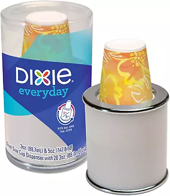 Disposable Paper Cup Dispenser For 3 Ounce Or 5 Ounce Bath Cups • $12.07