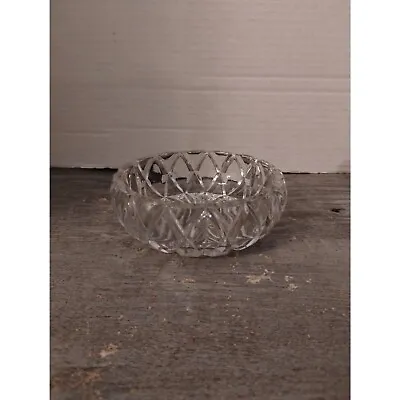 Shannon Lead Crystal Handcrafted 5  Candy Dish • $6.99