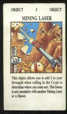 Mining Laser Timescape Purchase Card For Talisman 2nd Edition By Games Workshop • £2