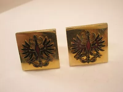 Red Phoenix Vintage Cuff Links Greek Mythology Winged Beast Dumbledore Potter • $37.49