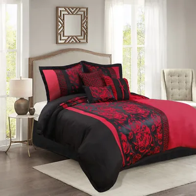 HIG 7 Piece Jacquard Comforter Sets - Exquisite Fashion Unique And Novel • $76.99