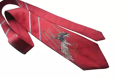 Polo Men's Tie Red/sailors Print Width: 3.5/8  Length: 57  Silk • $14.98