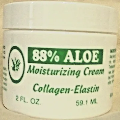 Aloe Vera Face Moisturizer Cream Collagen Elastin Creme Vitamin E A D Jojoba Oil • $17.49