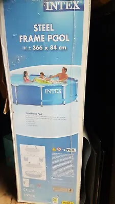 Intex 366cm X 84cm Metal Frame Swimming Pool • £1000