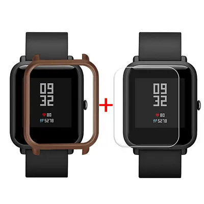 Case Cover Shell For Xiaomi Huami Amazfit Bip Youth Watch With Screen Protector • $13.35