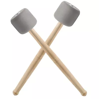 2 Pcs Bass Drum Mallets Marching Drum Mallets Percussion Sticks Foam Tip Mall... • $21.03