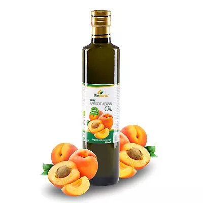 Biopurus Certified Organic Cold Pressed Apricot Kernel Oil 500ml • £30.10