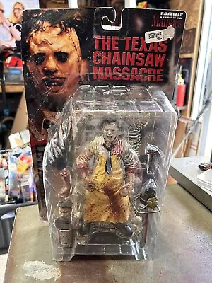 LEATHERFACE Texas Chainsaw Massacre McFarlane Toys Movie Maniacs Series 1 Bloody • $47.48