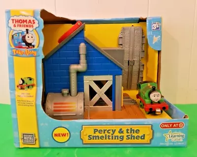 Thomas & Friends Take-Along Playset Percy & The Smelting Shed - Learning Curve • $49.99