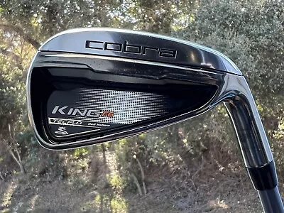 King Cobra F6 6 Iron Silver Matrix Red Tie HQ4 Graphite Reg Flex 39  Lamkin • $55