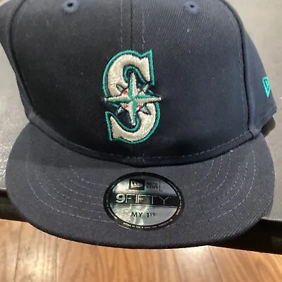 New Era 9/50 Seattle Mariners Adj. Hat Toddler-Infant  Black  MLB Cap NWT P6 • $15