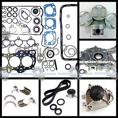 NEW 90-95 Acura Integra 1.8L B18A1 DOHC 16V Complete Overhaul Engine Rebuild Kit • $329.95