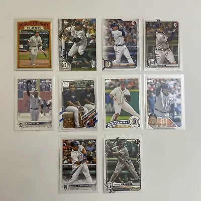 Miguel Cabrera Lot (10) Baseball Card Collection Topps Heritage Bowman  • $2.99