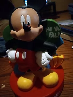 Mickey Mouse Collectible Plastic Bank Hi Ya Pal! Disney Parks Piggy Bank • $3
