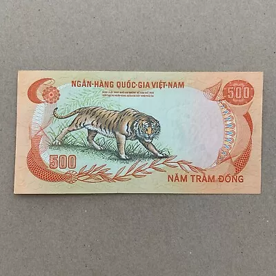 Z Series Iconic Tiger Note. Vietnam South DONG 1972 Vietnamese Currency. • $19.95