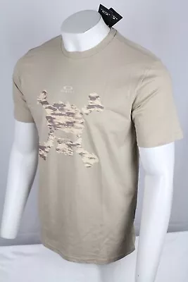 Oakley Men's Camo Skull Tee Short Sleeve Shirt Humus • $25.49