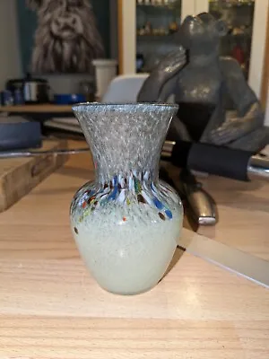 Scottish Art Glass Vase  Vasart /Strathearn • £15
