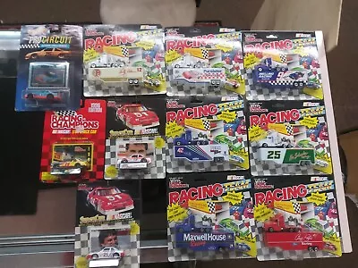 Vintage 1991 Racing Champions Team Hauler Lot W Mini Stock Car 7 W Bonus Cars • $55