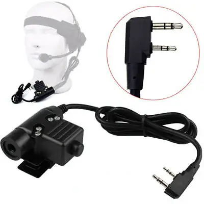 2 Pin U94 Style PTT For Military Z Tactical Headset On • £13.51