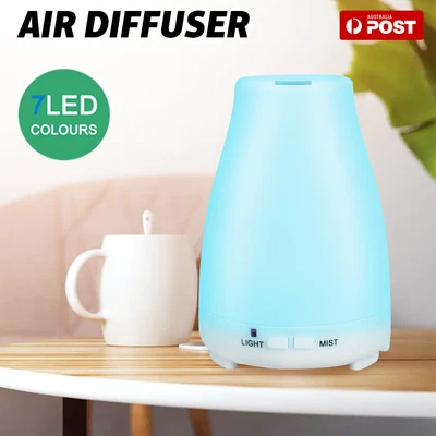 $17.59 • Buy Aromatherapy Diffuser Aroma Essential Oil Diffuser Ultrasonic Humidifier 7 Color