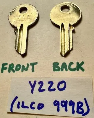 Vintage 1980s NOS Yale Y220 Key Blanks 4 Pin (ILCO #999B) New Old Stock Y145 • $3.48