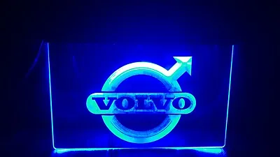 30/20cm LED Light Plate Truck Blue Illuminating Sign Table 12-240V USB For Volvo • $29.04