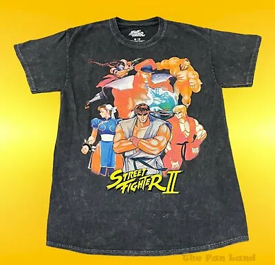 New Street Fighter 2 Squad Cast Capcom Classic Video Game Mens Vintage T-Shirt • $19.95