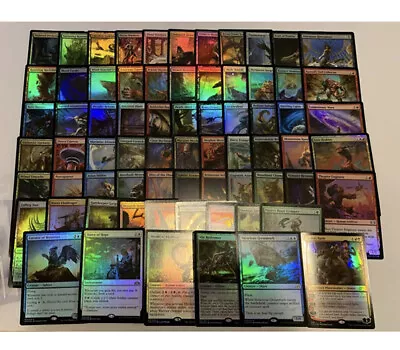 MTG 70 Bulk ALL FOIL - 1 Nicol Bolas 5 Rare 64 C/U + BONUS Booster • $60