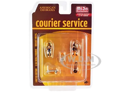 Courier Service 5 Pc Figurines & Accessories Set 1/64 American Diorama 76495 • $12.99