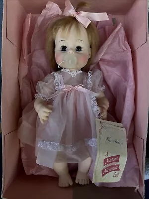 NEW Madame Alexander SWEET TEARS 15  Doll Pees Cries Tears Pink Dress No Shoe • $95