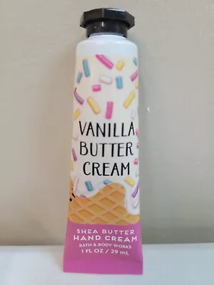 NEW Vanilla Butter Hand Cream  Bath & Body Works 1oz/29ml Shea & Cocoa Butter  • $11.74