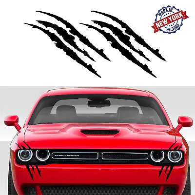 15'' 2 Pieces Monster Claw Scratch For Car Headlight VINYL DECAL • $7