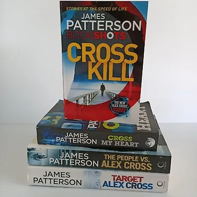 $32.50 • Buy James Patterson Cross Series Mystery Crime Thriller Novels 4 Book Bundle Lot