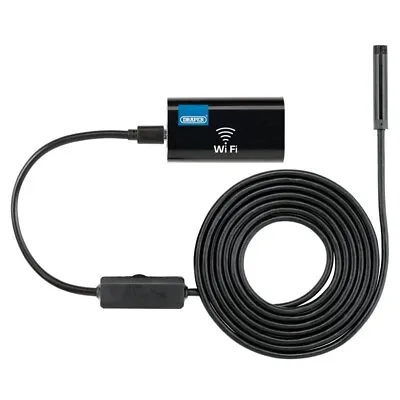 Draper 91648 Compact Rechargeable WI-FI Endoscope Inspection Camera 3.5m Length • £18.50