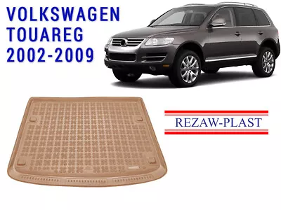 Cargo Mat For Volkswagen Touareg 2002-2009 Custom Fit Trunk Mat Odorless Beige • $94.99