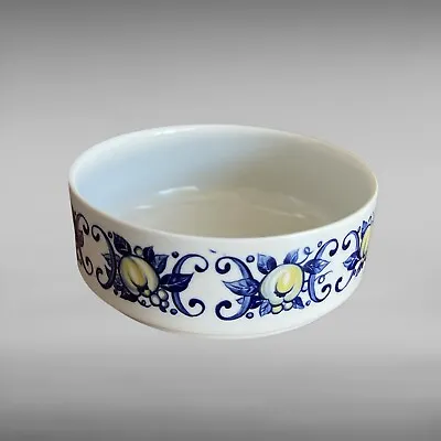 Villeroy & Boch Porcelain Cereal Bowl Cadiz Luxembourg Flower Power 1990’s • $27.57