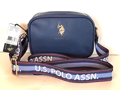 U.S. Polo Assn. Elegant Zip Crossbody Bag Navy Blue (new With Tags) • $33.75