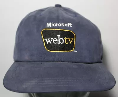Late 1990s Vintage Microsoft Web TV Promotional Hat Promo Hat Cap MSN Web TV • $31.49