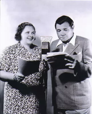Babe Ruth Yankees And Singer Kate Smith 8x10 Photo • $5.85