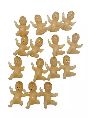 Vintage Cake Cupcake Toppers Babies Baby Shower Decor Miniatures Mini Lot • $7