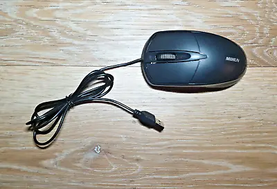 Mihun 3D Cable Business Office Optical Mouse Basic Simple Pre Owned - Black • £4.39