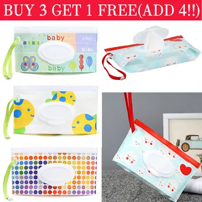 Dispenser Travel Wet Wipe Bag Pouch Baby Care Portable Tissue Case Holder HOT • $8.79