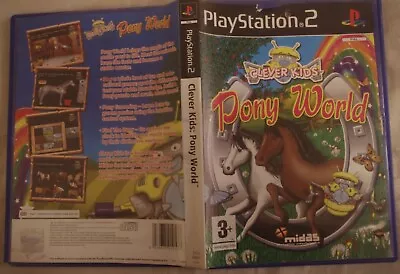 Clever Kids: Pony World (2007) - PlayStation 2 - Complete In Box - Good Cond. • £2.49