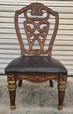 Michael Amini® Villa Valencia® Classic Chestnut  Dining Chair • $319