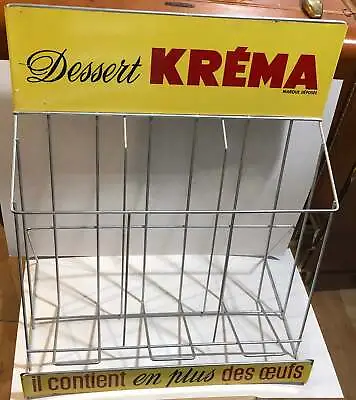 Vintage French Dessert Krema Metal Candy Display • $95